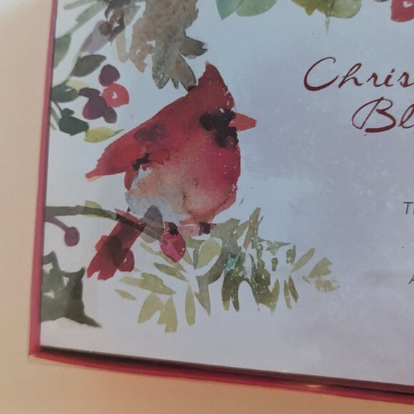 NWT 16 Watercolor Cardinal Holly American Greetings Christmas Cards Sealed Box - Picture 3 of 7